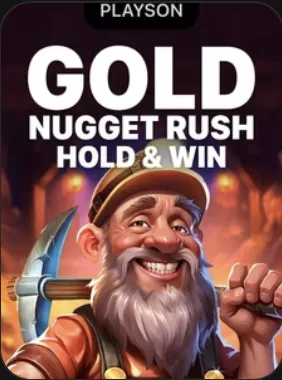 Gold Nugget Rush Hold and Win slot at Bison Casino