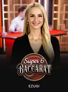 Super Baccarat 6 commission-free live table at Bison Casino